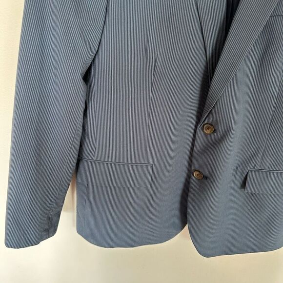 J. Crew Men’s Thompson Micro Stripe Cotton Two Button Single Breasted Blazer Jac - Picture 7 of 15